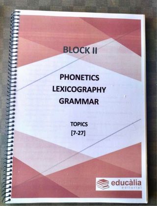 Temario Educalia Oposiciones Ingles secundaria