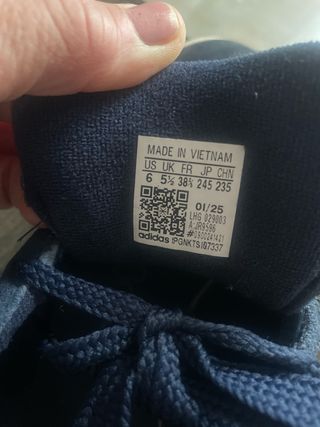 Zapatillas Adidas Talla 38 Azul Marino