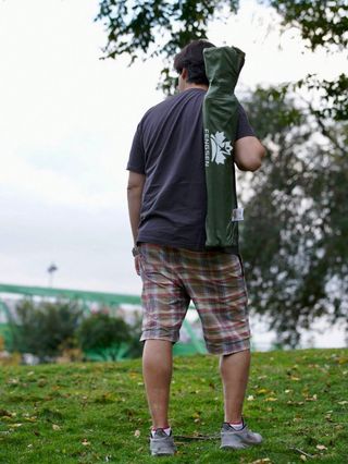 Silla plegable portátil Fengsen con bolsa verde