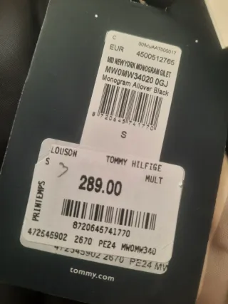 Chaleco Tommy Hilfiger M y S