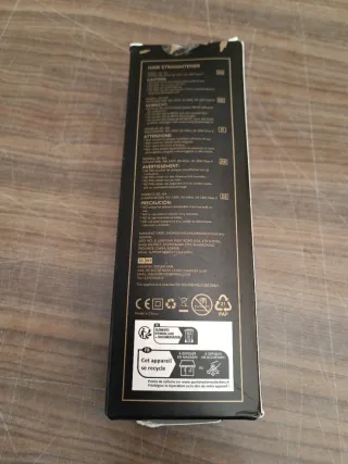 Mini plancha de viaje para el pelo WavyTalk negra