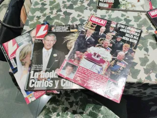 Revistas bodas reales, famosos, acontecimientos h°