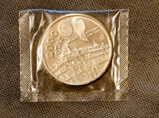 Moneda Plata 2000 Pesetas 1994 Madrid