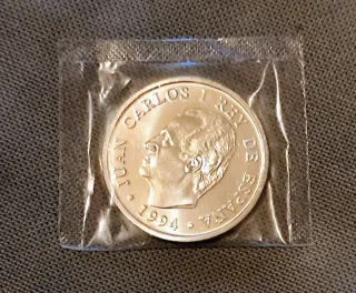 Moneda Plata 2000 Pesetas 1994 Madrid