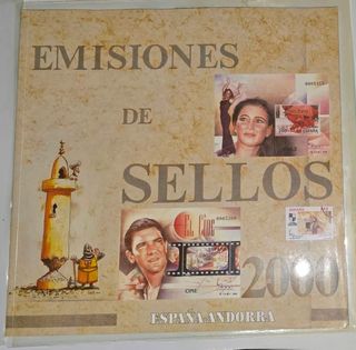 Álbum Sellos Correos España-Andorra 2000