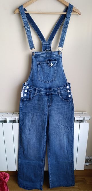 Peto vaquero tendencia algodón elastano XL