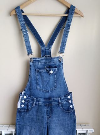 Peto vaquero tendencia algodón elastano XL