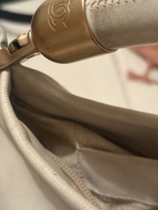 Bolso Chanel Blanco Vintage