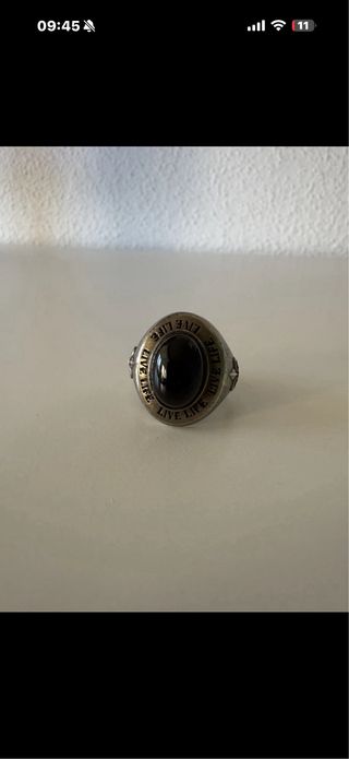 Anillo Plata de Palo Ónix Natural