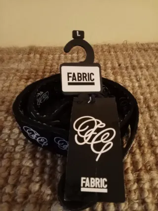 Cinturón FABRIC negro con logo