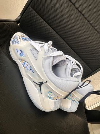 Jordan Heir Scarpa Donna Fiori Bianco