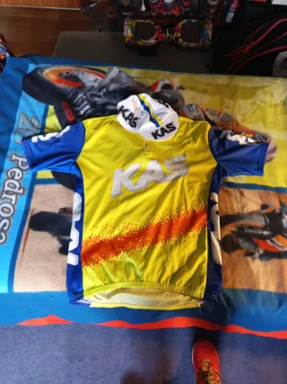 Maillot KAS Amarillo y Azul