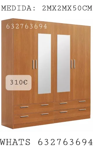 Armario 2x2x0.5m 310€