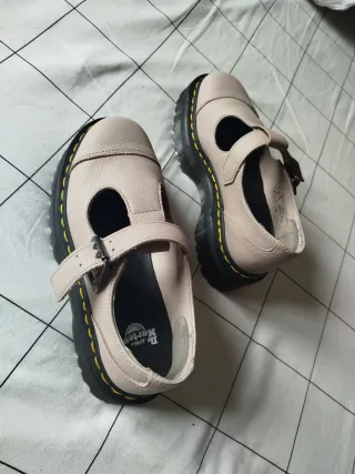 Dr. Martens Rosa Plataforma Mary Jane