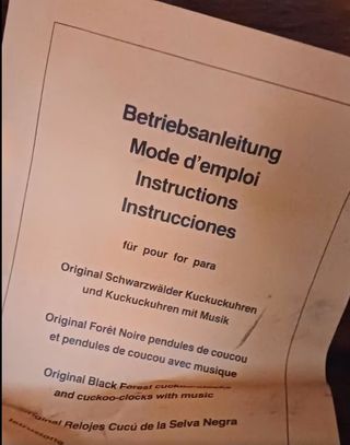 Orologio a cucù Foresta Nera - Nuovo