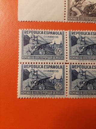 Sellos España. LEER DESCRIPCIÓN. Año 1938.