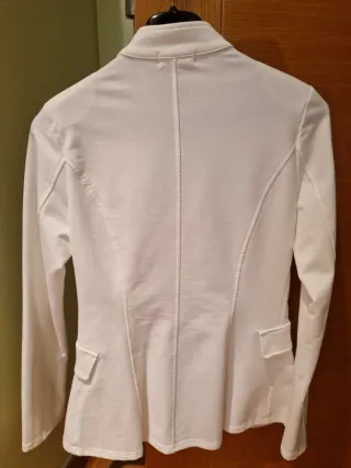 Chaqueta Cotton Blanca Militar