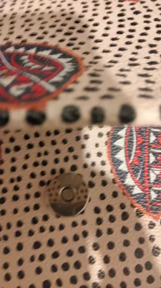 Bolso cartera estampado