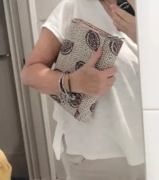 Bolso cartera estampado