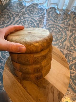 Contenitore in legno con coperchio