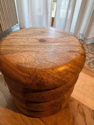 Contenitore in legno con coperchio