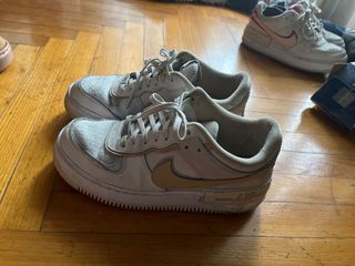 Nike Air Force 1 Shadow Beige Bianco n.39