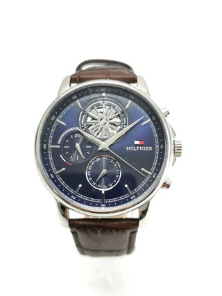 Reloj Tommy Hilfiger Stewart 44mm Piel Marrón