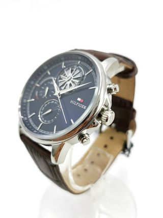 Reloj Tommy Hilfiger Stewart 44mm Piel Marrón