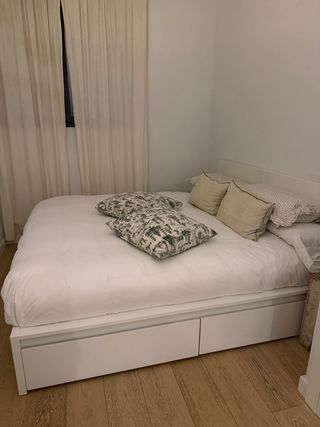 Cama Matrimonio con Cajones + Colchón