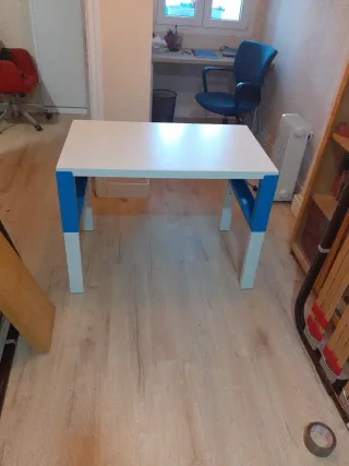 Tavolo per bambini Pahl Ikea blu e bianco