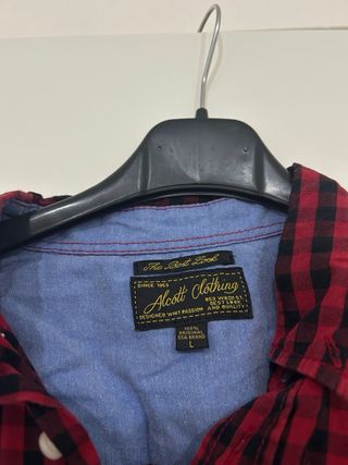 Camicia a quadri Alcott rossa e nera