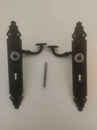 Manillas Puerta Hierro Forjado