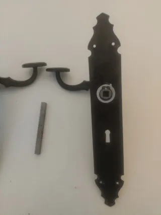 Manillas Puerta Hierro Forjado