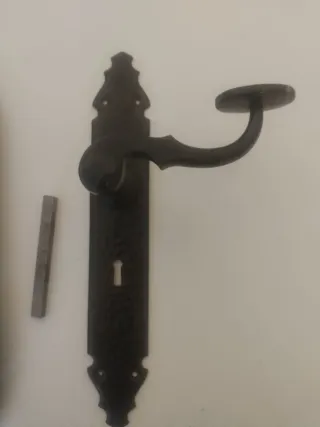 Manillas Puerta Hierro Forjado