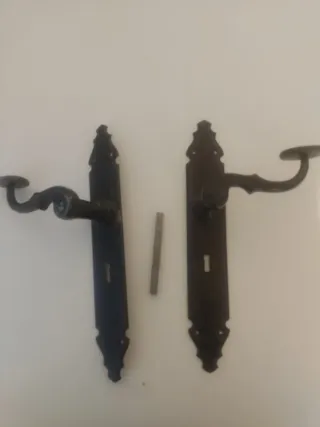 Manillas Puerta Hierro Forjado