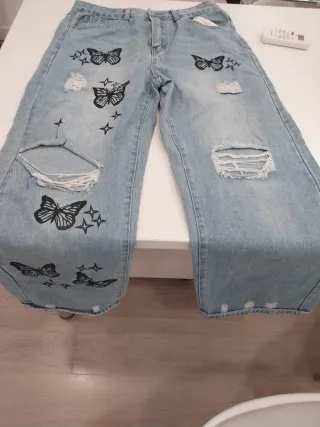 Pantalón vaqueros talla 42/44 , 7e, 22 los 4