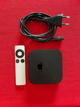 Apple TV A1378 con mando y cable