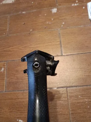 Tija carbono bicicleta montaña