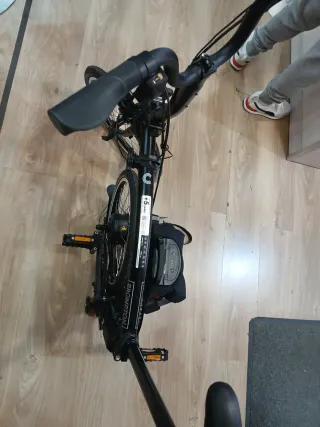 Bici Brompton Eléctrica M4L Negro Mate