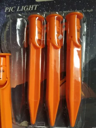 4 Piquetas Luminosas PIC LIGHT Naranja