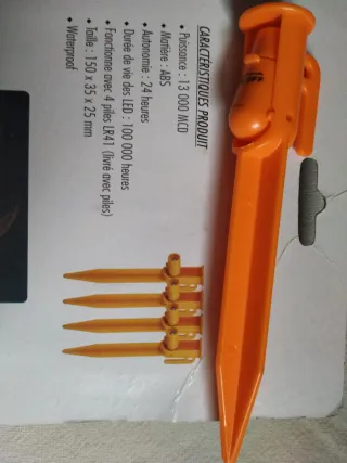 4 Piquetas Luminosas PIC LIGHT Naranja