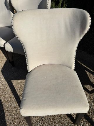 Juego 4 Sillas Comedor Tela