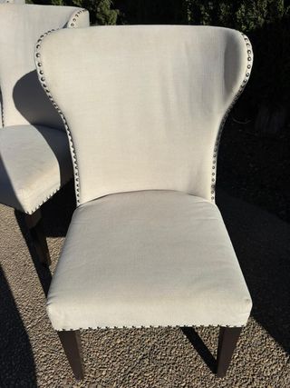 Juego 4 Sillas Comedor Tela