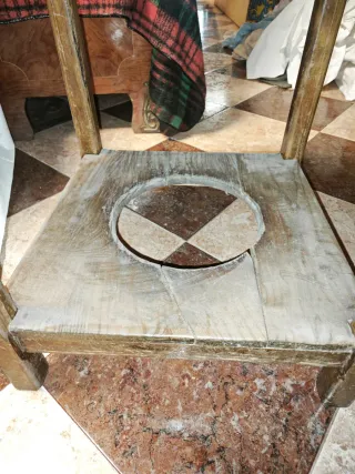 Mesa de Camilla con Hueco para Brasero - Ø 88 cm ​