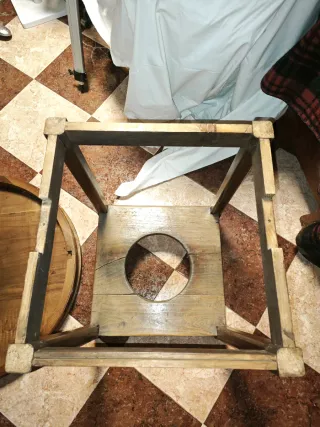 Mesa de Camilla con Hueco para Brasero - Ø 88 cm ​