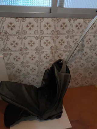 Maleta/Mochila Gris 36x55x22