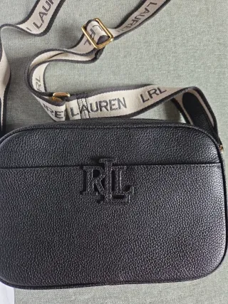 Bolso bandolera Ralph Lauren negro