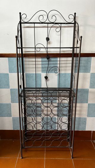 Botellero de forja para 24 botellas