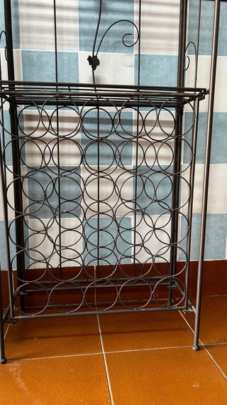 Botellero de forja para 24 botellas