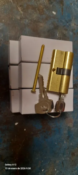 6 Bombines de Cerradura con Llaves